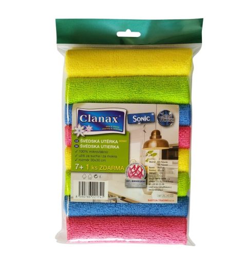 Clanax �v�dsk� ut�rka Sonic 30x30 cm 7 + 1 zdarma mix barev Clanax �v�dsk� ut�rka Sonic 30x30 cm 7 + 1 zdarma mix barev